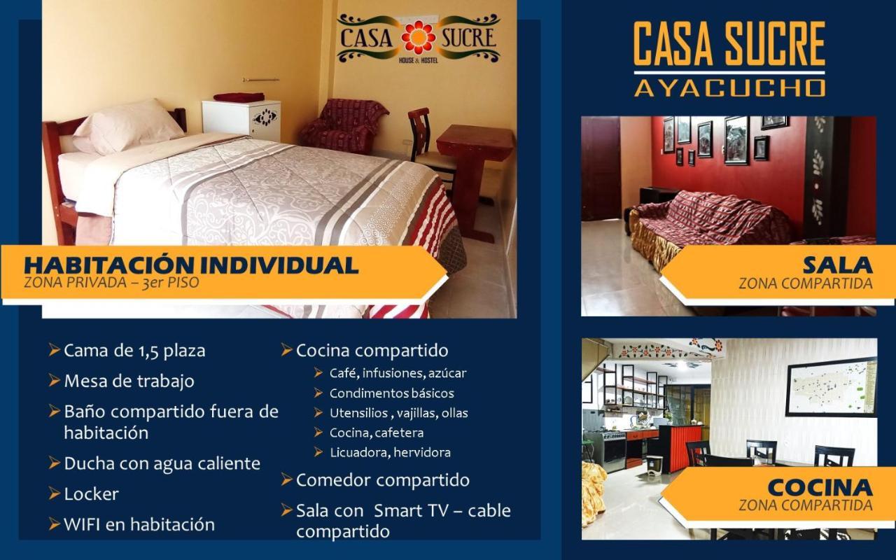 Casa Sucre Hostel Аякучо Экстерьер фото